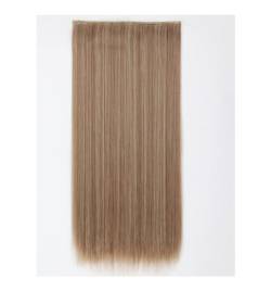 Synthetische 5 Clip In Haarverlängerung Für Frauen Natürliches Blond Braun Lange Gewellte Frisur Hitzebeständiges Haarteil 55–80 Cm Kunsthaar M12 613 22inches 55cm von Mnjyihy