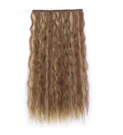 Synthetische Lange Gerade Frisuren Für Frauen 5 Clip In Haarverlängerungen Blond Braun 22 32 Zoll Hitzebeständiges Gefälschtes Haarteil Q55 12H24 22inches 55cm von Mnjyihy