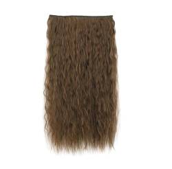 Synthetische Lange Gerade Frisuren Für Frauen 5 Clip In Haarverlängerungen Blond Braun 22 32 Zoll Hitzebeständiges Gefälschtes Haarteil Q55 2 30 22inches 55cm von Mnjyihy
