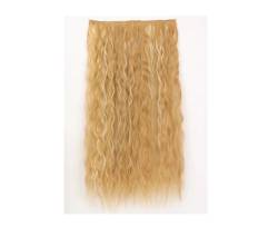 Synthetische Lange Gerade Frisuren Für Frauen 5 Clip In Haarverlängerungen Blond Braun 22 32 Zoll Hitzebeständiges Gefälschtes Haarteil Q55 27H613 22inches 55cm von Mnjyihy