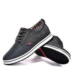 Aufzug Schuhe Herren Unsichtbare Höhe Erhöhung Schuhe Fashion Casual Sneakers - 6cm Taller von Mnplciea