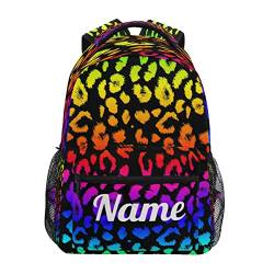 Custom1 Rucksack für Kinder fügen Sie Ihren Namen hinzu Personalisierte Rucksäcke Schüler Grundtasche Grundschule Büchertasche für Jungen Mädchen, Custom12, Einheitsgröße von Mnsruu