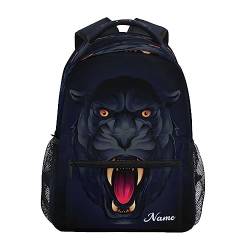 Leoparden-Design-Rucksack für Mädchen, Schultaschen, Büchertaschen für Teenager, Kinder, Reisen, Laptop, Tagesrucksack, Laptop-Rucksäcke, Muster 08, Einheitsgröße von Mnsruu