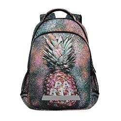 Mnsruu Mnrsuu Tropischer Ananas-Rucksack für Studenten, Jungen, Mädchen, Schultasche, Reisen, Tagesrucksack von Mnsruu