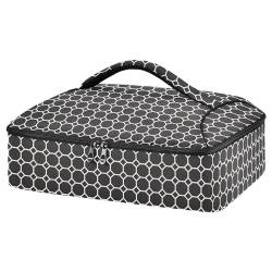 Mnsruu Pentagon Pattern Kasserolle Carrier for Hot or Cold Food, Insulated Casserole Dish Carrier Bag with Lid, Food Carrier for Travel Party Picnic Tote Bag, Pentagon-Muster, Einheitsgröße von Mnsruu