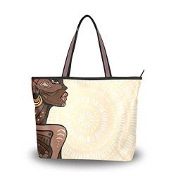 Schultertasche/Handtasche/Strandtasche/Strandtasche für Frauen, Mehrfarbig - Multi - Größe: Medium von Mnsruu