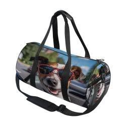 Sporttasche, Reisetasche, Hundetasche, Sonnenschein, Gepäck für Damen und Herren, Dog Sunshine, Einheitsgröße von Mnsruu