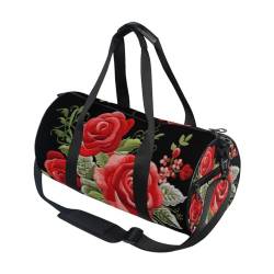 Sporttasche, Reisetasche, Reisegepäck mit Rosenblüten, für Damen und Herren, Rosenblüte, Einheitsgröße von Mnsruu