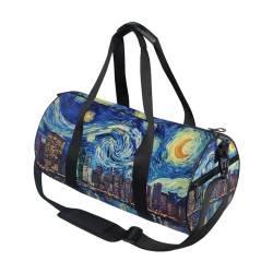 Sporttasche, Reisetasche, für Damen und Herren, Ölhimmel, Night Oil Sky, Einheitsgröße von Mnsruu