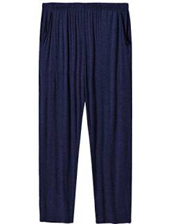 MoFiz Herren Modal PJ Bottom Jersey Knit Pyjamahose/Loungehose/Nachtwäsche Hose, navy, Small von MoFiz