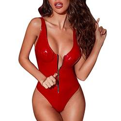 Mobanna Sexy Desous Frauen, Clubwear Wetlook Dessous Frauen Sm Outfit Kinky Outfit Desusse Für Frauen Sexy Sexy Dessus Reizunterwäsche Frauen Dessous-Sets Für Damen von Mobanna