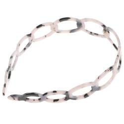 Mobestech Französisches Schildpatt-Stirnband Acetat-Haarband Rutschfestes Haarband Zum Waschen Des Gesichts Dusch-Stirnband Haarreifen Haar-Accessoires Für Frauen Und Mädchen (Blaues von Mobestech