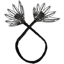 Mobestech Haarknoten-Maker Stirnband Haarknoten-Maker Wiederverwendbares Haarknoten-Fixierwerkzeug Metall-Haarknoten-Fixierungsclip Dekoration Gedrehte Haarspange Für Frauen Und Mädchen von Mobestech