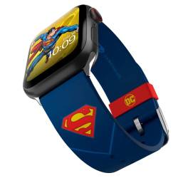 DC Comics – Superman Tactical Smartwatch-Band – offiziell lizenziert, kompatibel mit Apple Watch (nicht im Lieferumfang enthalten) von MobyFox