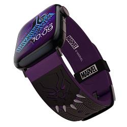 MARVEL: Black Panther 3D Smartwatch Armband - Offiziell lizenziert, kompatibel mit jeder Größe und Serie der Apple Watch (Uhr nicht enthalten) von MobyFox