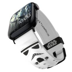 Star Wars - Stormtrooper Legion 3D Smartwatch Armband - Offiziell lizenziert, kompatibel mit jeder Größe und Serie der Apple Watch (Uhr nicht enthalten) von MobyFox