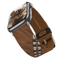Star Wars: Chewbacca Smartwatch Armband - Offiziell lizenziert, kompatibel mit jeder Größe und Serie der Apple Watch (Uhr Nicht enthalten) von MobyFox