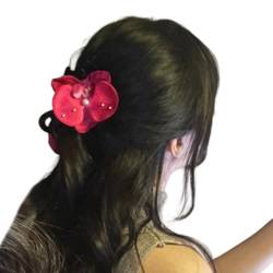 Mocoocouture Weiche Schmetterlings Blumen Haarspange Für Frauen Und Mädchen Modische Und Vielseitige Kopfbedeckung Haarspangen Haar Accessoire Wunderbares Geschenk Für Familien von Mocoocouture