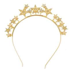 Zartes Barockes Vintage Haarband Glitzerndes Stirnband Junggesellenabschied Braut Brautschmuck Kopfschmuck Kristall Stirnbänder Für Frauen von Mocoocouture