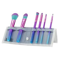 MODA Royal & Langnickel Make-up-Pinsel-Set für das gesamte Gesicht, 7-teilig, inkl. Puder, Grundierung, Winkel-Shader, Smoky Eye, Augenbrauen-Liner und spitzem Lippenpinsel, Prismatisches Ombré von Moda