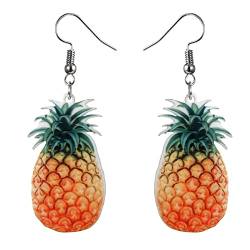 Früchte Tropfen Ohrringe Acryl Baumeln Ohrringe Kreative Niedliche Anhänger Ohrring für Frauen Mädchen Sommer Strand Schmuck von Modaworld