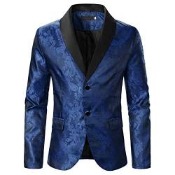 Herren Shiny Pailletten Anzug Sakko Glitzer Pailletten Anzugjacke Slim Fit Herrenmode Blazer Geschenk Herren Outerwear Sakko Reverskragen Der MäNner HüBsche Jacken-Blazer FüR Nachtklub, Hochzeit von Modaworld