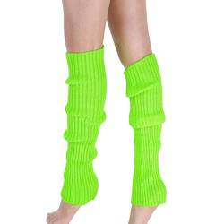 Modaworld Damen Frauen Winter Crochet Stricken Stulpen Beinstulpen Beinwärmer Kniestrümpfe Legwarmers von Modaworld