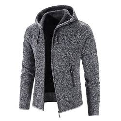 Modaworld Herren Gefüttert Winterjacke Warm Kariertes Hemd Fleece Baumwolle Holzfällerhemd Thermo Plaid Kapuzenhemd Lässige Outdoor Kariertes Hemd mit Vielen Taschen von Modaworld