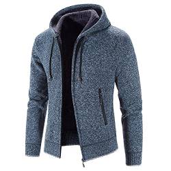 Modaworld Herren Gefüttert Winterjacke Warm Kariertes Hemd Fleece Baumwolle Holzfällerhemd Thermo Plaid Kapuzenhemd Lässige Outdoor Kariertes Hemd mit Vielen Taschen von Modaworld