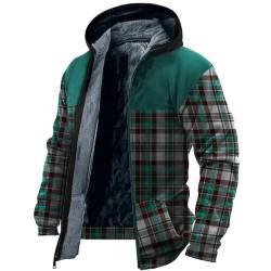 Modaworld Holzfällerhemd Herren Kariert Flanellhemd Gefüttert Thermohemd Langarm Baumwolle Winter Hemdjacke Karo Flanell Holzfäller Jacke von Modaworld