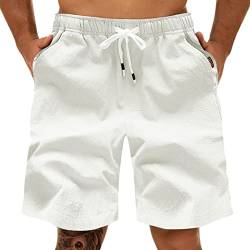 Modaworld Kurze Hosen Herren Baumwolle Cargo Shorts Herren Elastische Sommer Freizeithose mit Taschen von Modaworld