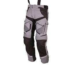 Modeka Panamericana Motorrad Textilhose Grau/Schwarz Kurz L von Modeka