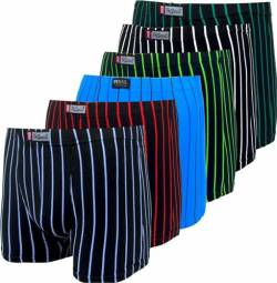 Moderei Pesail Sports Boxershorts Retroshort Unterwäsche Männer Unterhosen in Multi Farben(Stück 7, 3XL) von Moderei