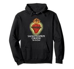 Heiliges Herz Jesu, traditionell katholisch Pullover Hoodie von Modern Day Catholic Designs