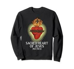 Heiliges Herz Jesu, traditionell katholisch Sweatshirt von Modern Day Catholic Designs