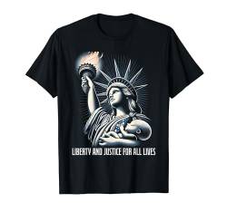 Patriotisches amerikanisches ungeborenes Leben zählt, Pro-Life Catholic T-Shirt von Modern Day Catholic Designs