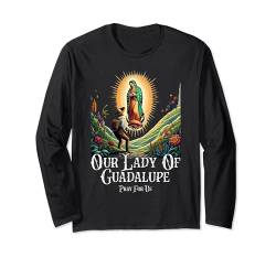 Unsere Liebe Frau von Guadalupe Marienkatholisch Langarmshirt von Modern Day Catholic Designs
