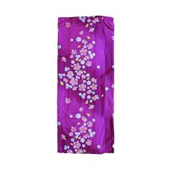 Modern Sakura Authentischer traditioneller japanischer Yukata für Damen, Übergröße, aka lässiger Kimono, Kirschblüten in Farbverlauf Lila, Violett, Einheitsgröße Mehr von Modern Sakura