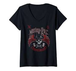 Mötley Crüe - Bikers Skull T-Shirt mit V-Ausschnitt von Mötley Crüe Official