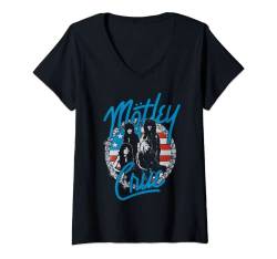 Mötley Crüe - Girls Vintage T-Shirt mit V-Ausschnitt von Mötley Crüe Official