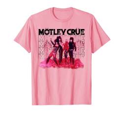 Mötley Crüe – Group Pink On Pink T-Shirt von Mötley Crüe Official
