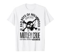 Mötley Crüe – Sunset Skull On White T-Shirt von Mötley Crüe Official