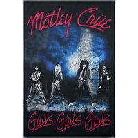 Mötley Crüe Flagge - Girls, girls, girls - multicolor  - Lizenziertes Merchandise! von Mötley Crüe