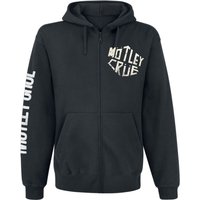 Mötley Crüe Kapuzenpullover - Pentagram - S bis XXL - für Männer - Größe L - schwarz  - Lizenziertes Merchandise! von Mötley Crüe