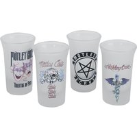 Mötley Crüe Schnapsglas-Set - klar  - Lizenziertes Merchandise! von Mötley Crüe
