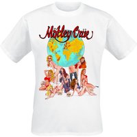 Mötley Crüe T-Shirt - Europe - S bis 4XL - für Männer - Größe 3XL - weiß  - Lizenziertes Merchandise! von Mötley Crüe