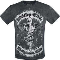 Mötley Crüe T-Shirt - Feel Good - S bis XXL - für Männer - Größe M - grau/weiß  - Lizenziertes Merchandise! von Mötley Crüe