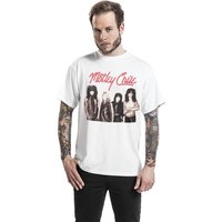 Mötley Crüe T-Shirt - Girls Girls Girls USA Tour '87 - S bis XXL - für Männer - Größe S - weiß  - Lizenziertes Merchandise! von Mötley Crüe