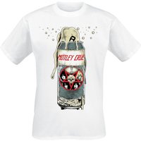 Mötley Crüe T-Shirt - Miwaukee - S bis 4XL - für Männer - Größe XXL - weiß  - Lizenziertes Merchandise! von Mötley Crüe