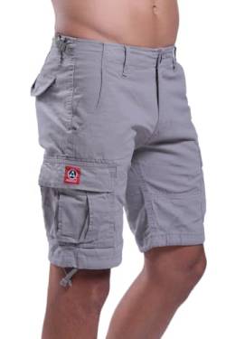 Molecule Herren Unisex Cargo Short 62009 Canvas Outdoor Slim Fit (as3, Waist, Numeric_41, Regular, Regular, Grau, XL) von Molecule Clothing